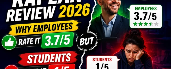 Image shown: Kaplan Review 2026 Why Employees Rate It 3.75 but Students Rate It 15