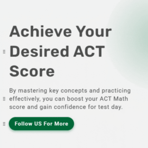 image showing achieve your desired ACT Score