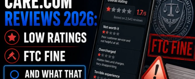 Image Shown: Care.com Reviews 2026 Low Ratings, FTC Fine, and What That Means for You