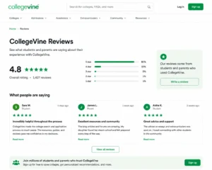 CollegeVine reviews