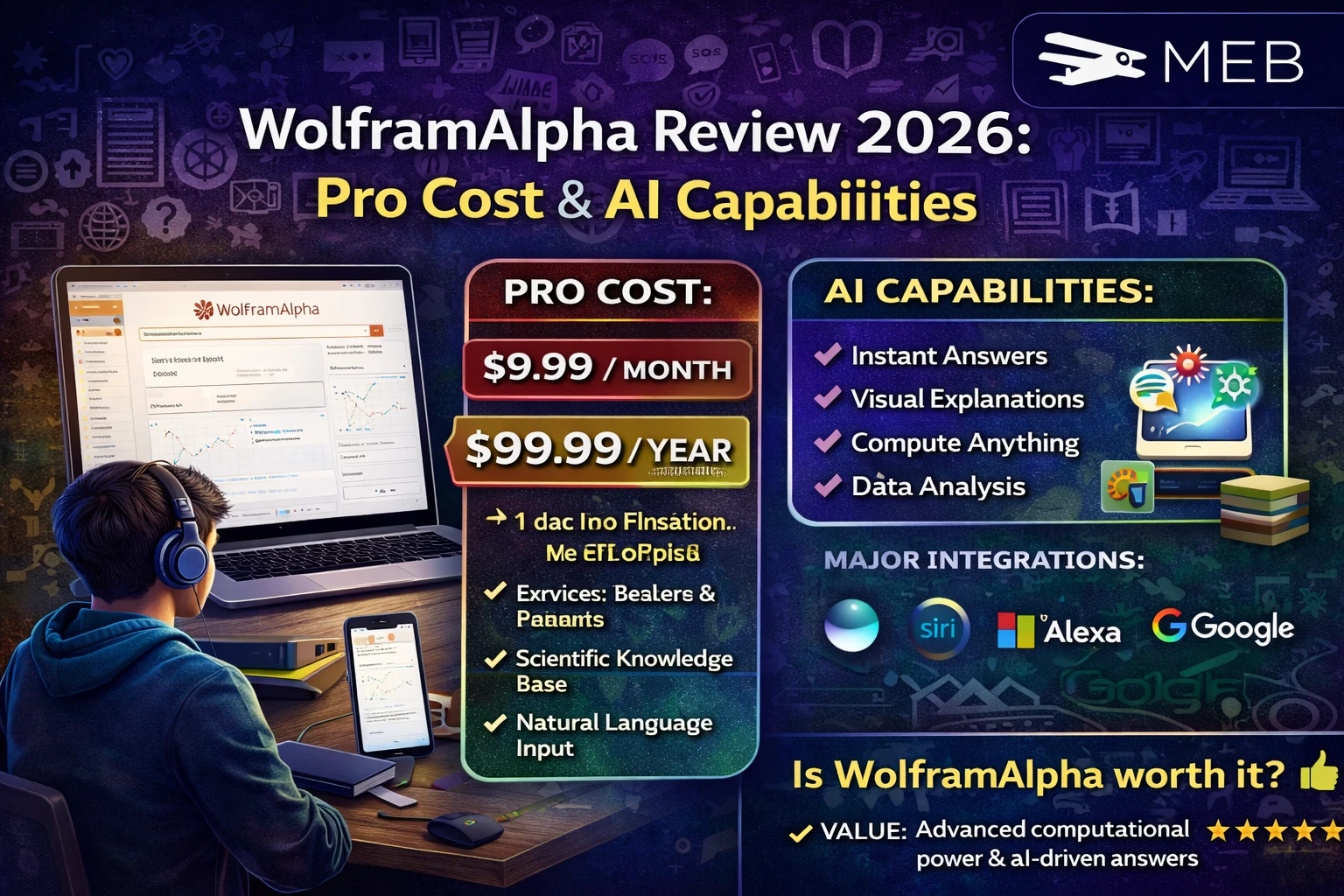 WolframAlpha Review 2026: Pro Cost & AI Capabilities