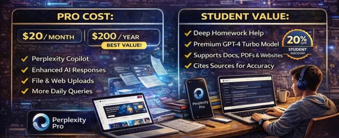 Image shown: Perplexity AI Review 2026: Pro Cost & Student Value