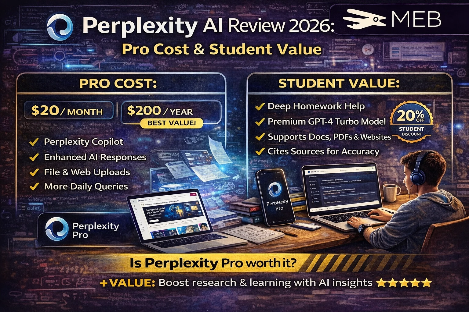 Image shown: Perplexity AI Review 2026: Pro Cost & Student Value