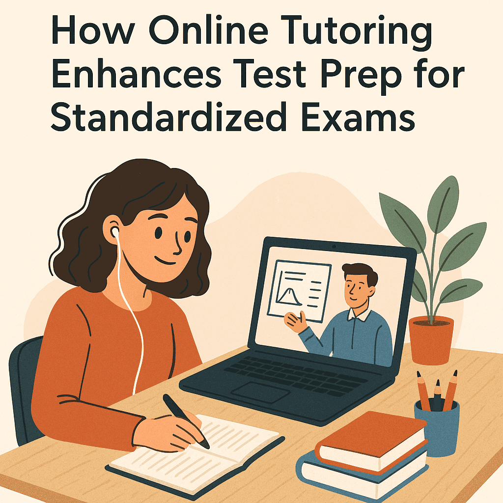 image showing How Online Tutoring Enhances Test Prep for Standardized Exams