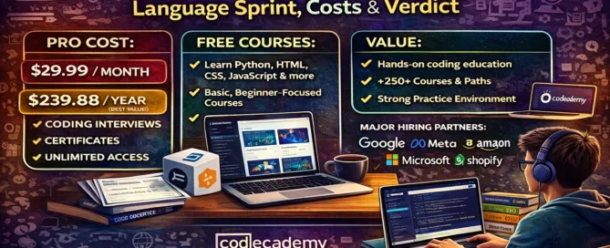 Codecademy Review 2026: Pro Cost, Free Courses & Value