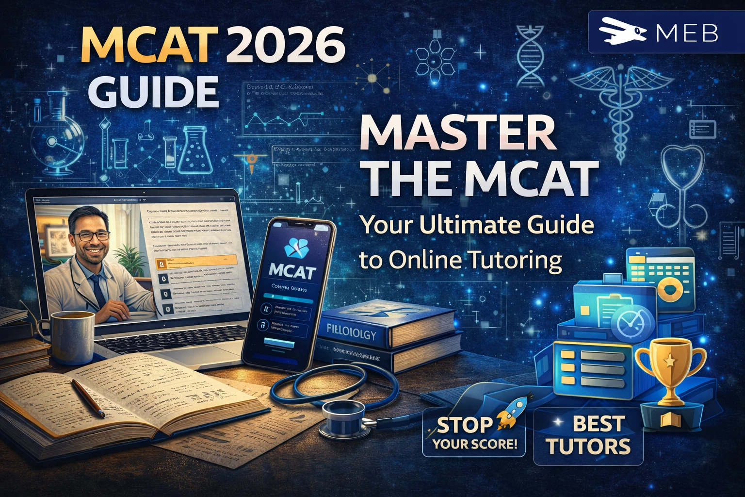 Image shown: MCAT 2026 study guide promo