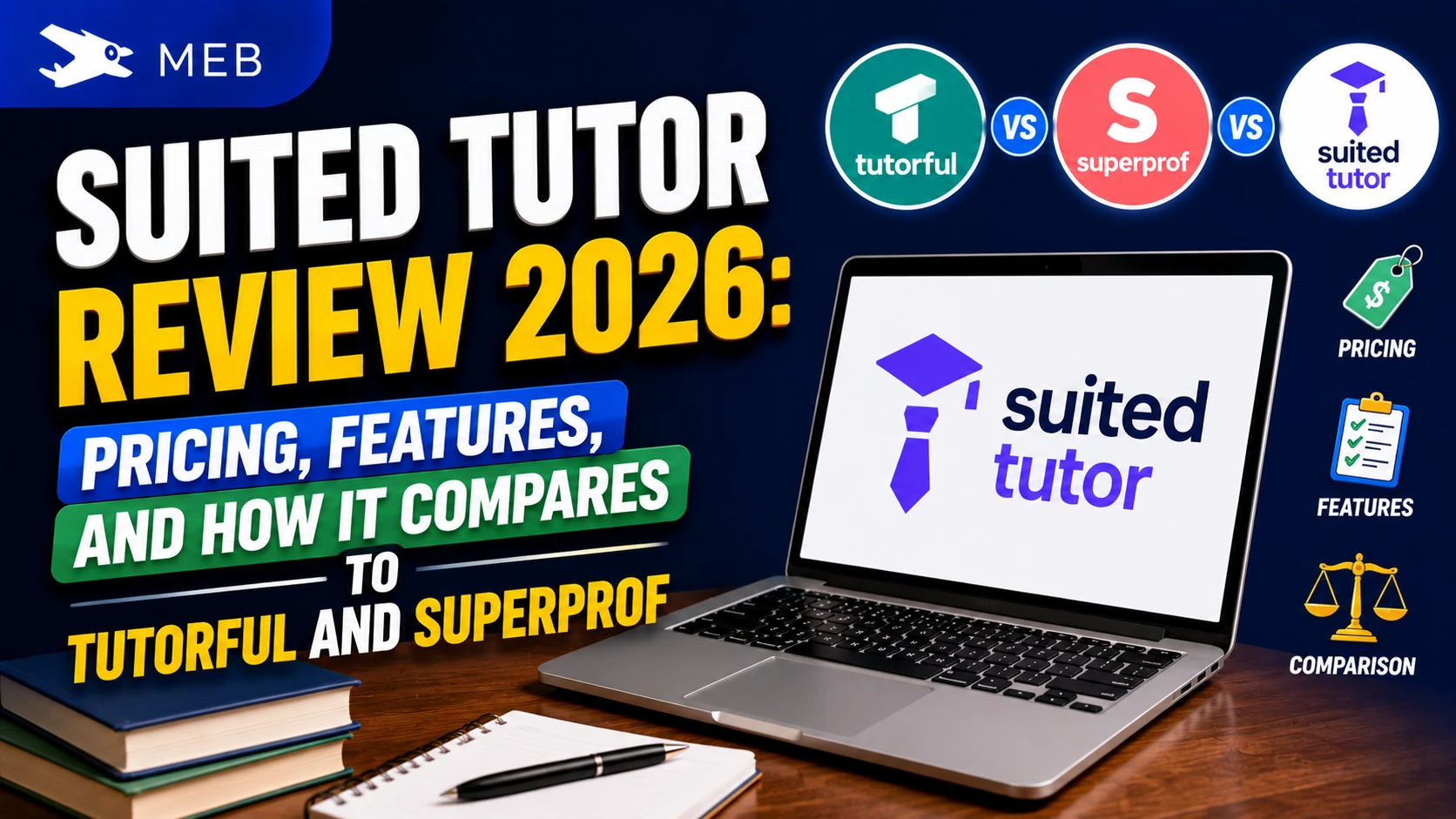 Image shown: Suited Tutor Review 2026 Pricing, Features, and How It Compares to Tutorful and Superprof