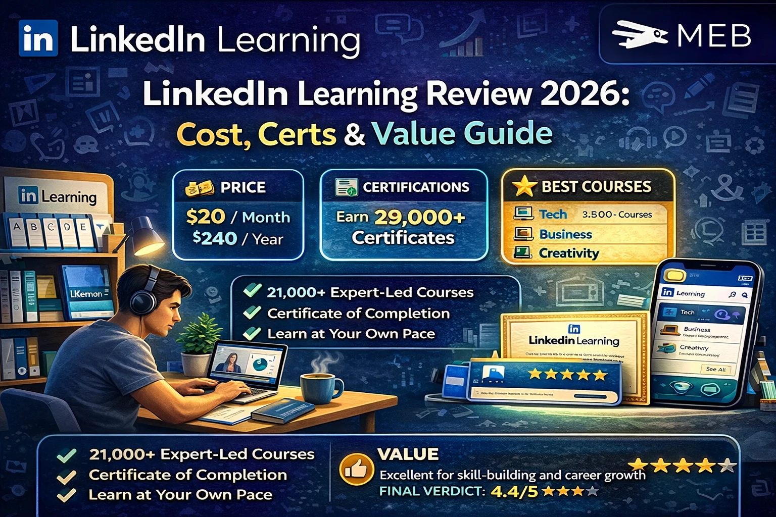 LinkedIn Learning Review 2026: Cost, Certs & Value Guide