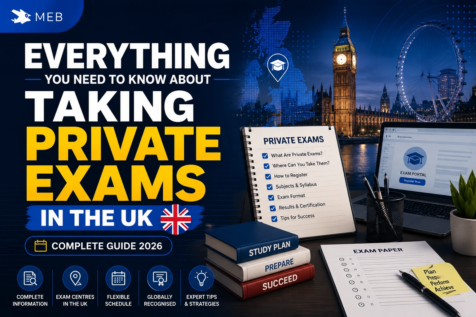 Image Shown: Everything You Need to Know About Taking Private Exams in the UK