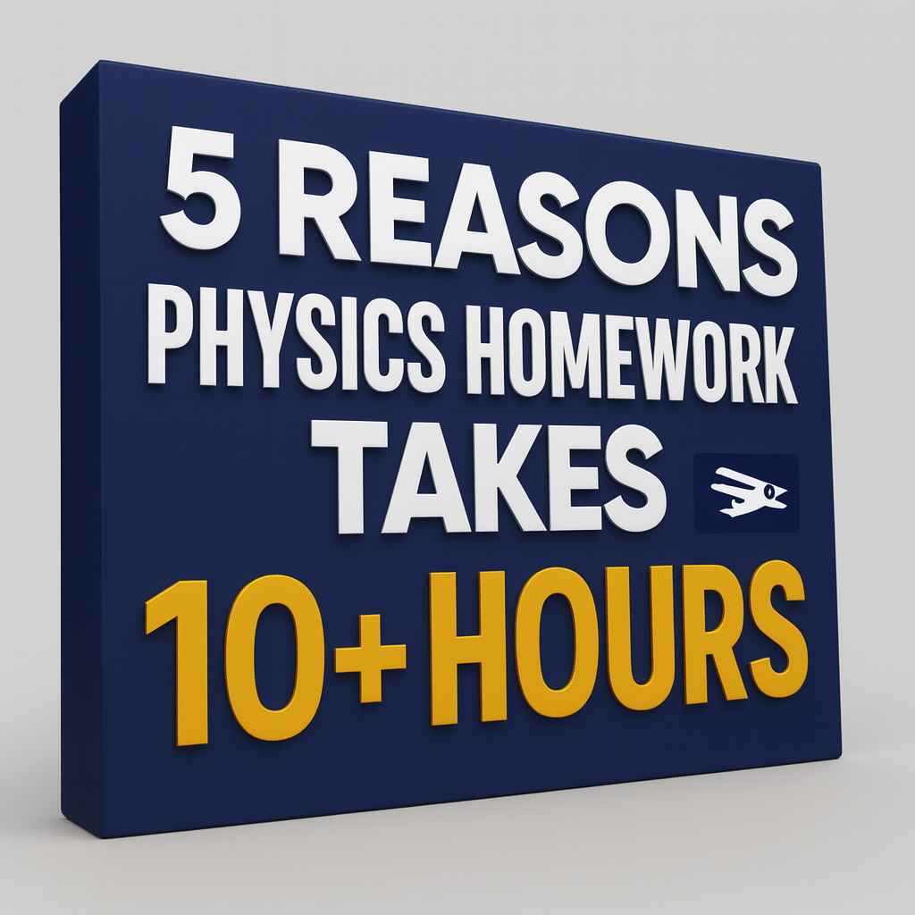 5 Reasons Physics Homework Takes 10+ Hours