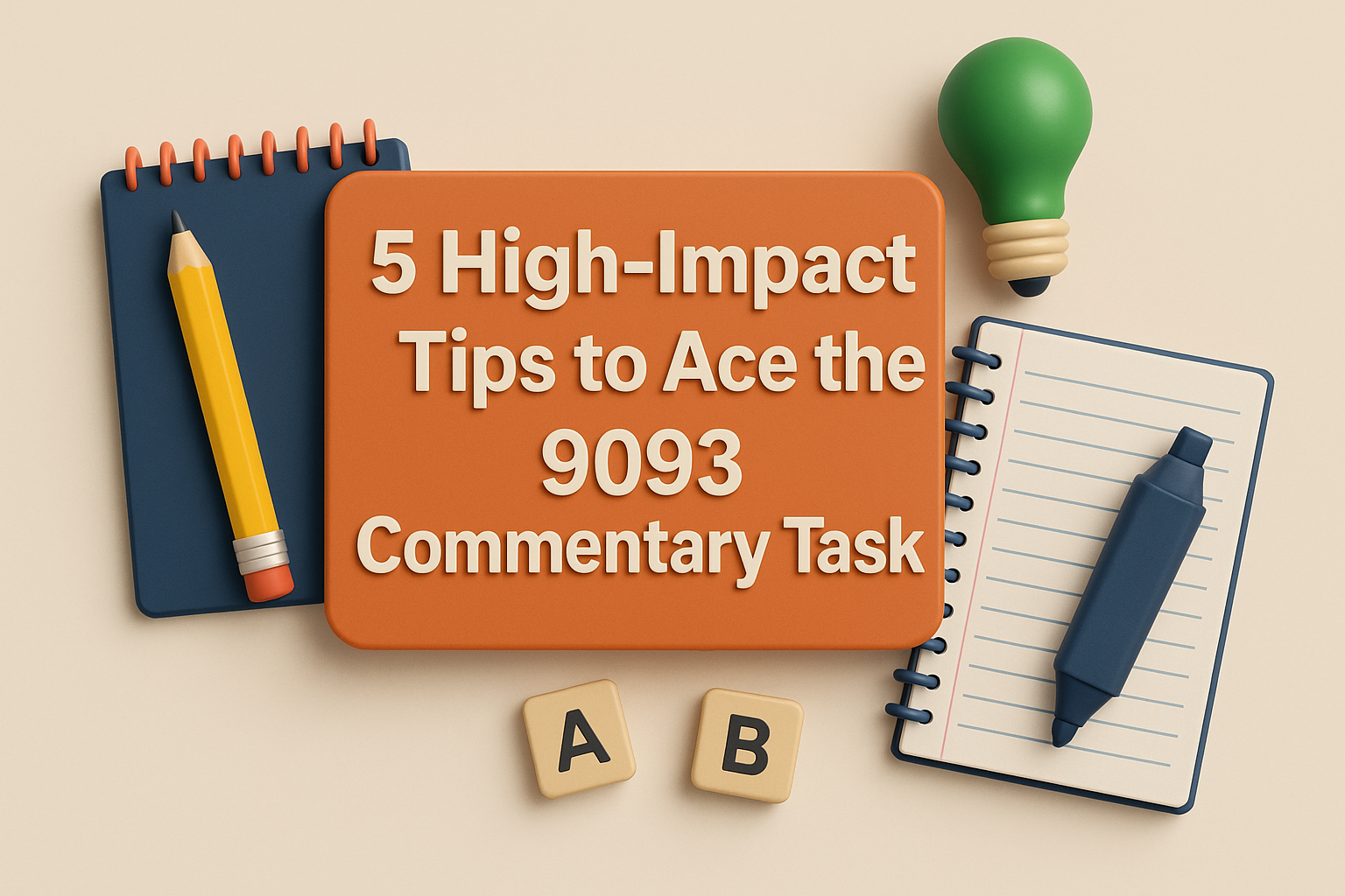 Image shown is 5 High-Impact Tips to Ace the 9093 Commentary Task