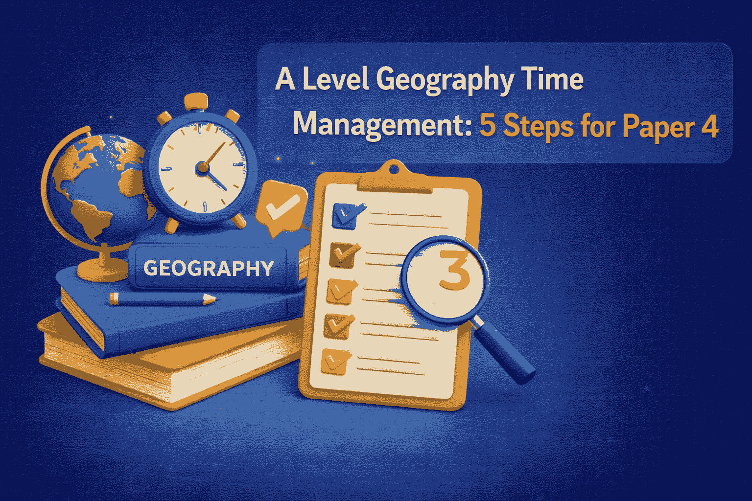 Image shown A Level Geography Time Management: 5 Steps for Paper 4