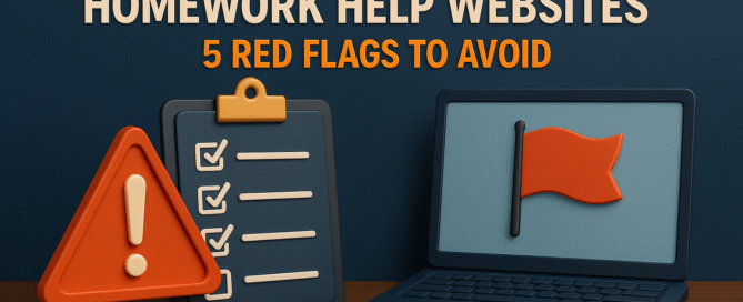 Image shown is How to choose reliable homework help website