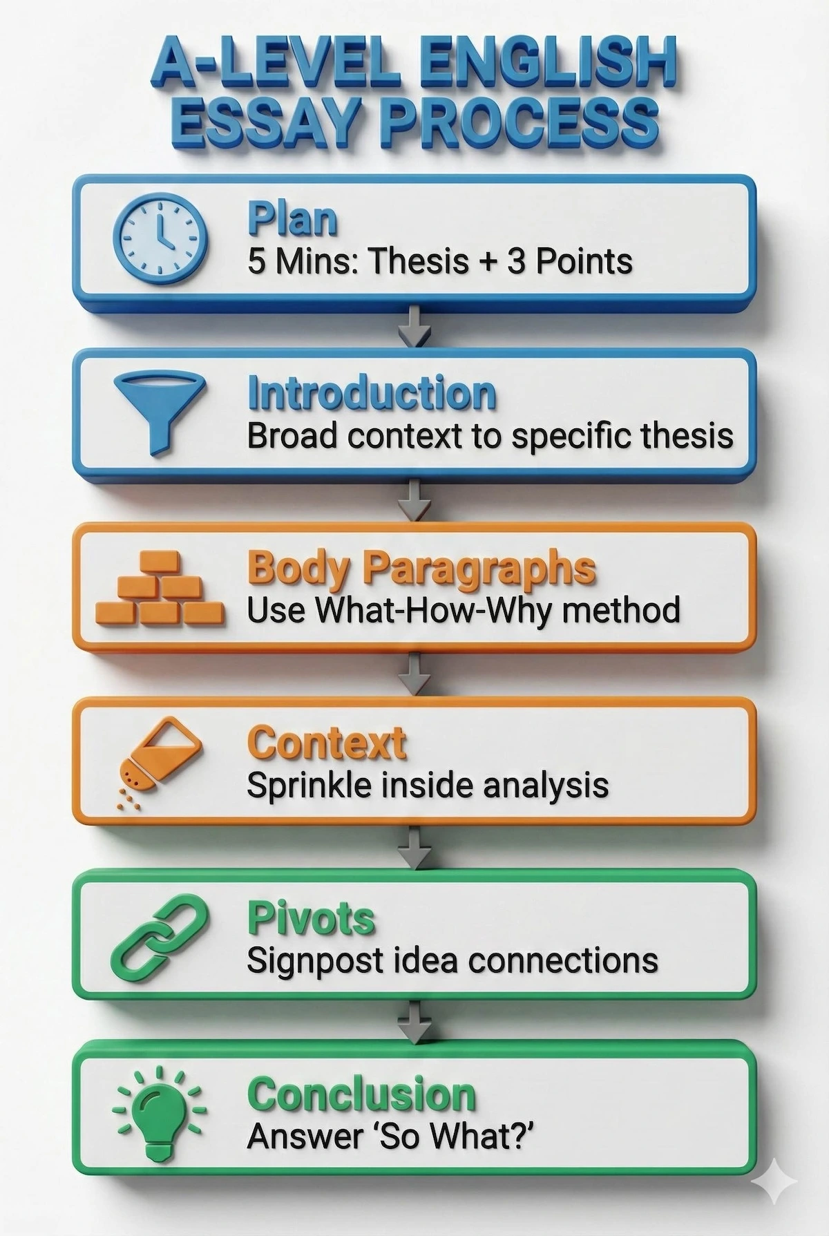 6 Steps to Perfect A Level English Essay Structure