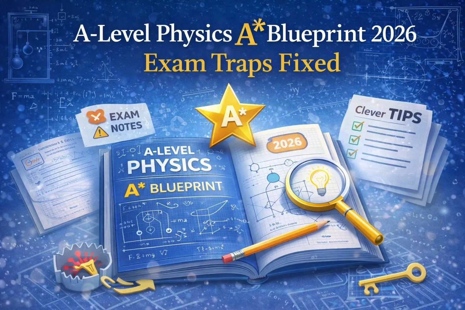 Image shown A-Level Physics A* Blueprint 2026 | Exam Traps Fixed