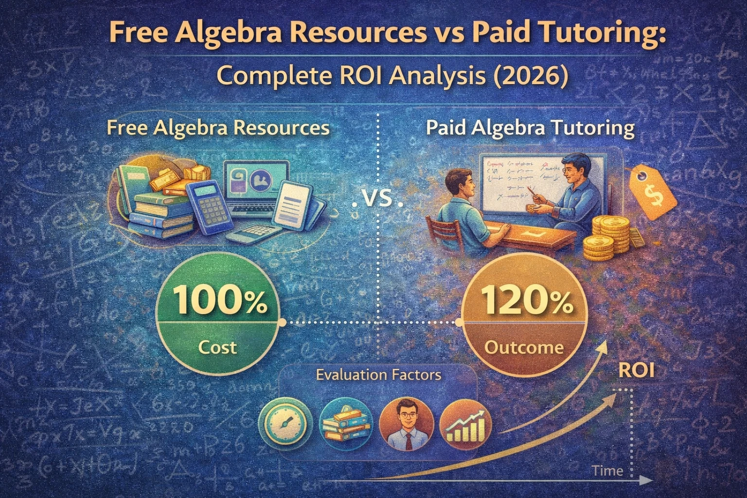 Image shown Free Algebra Resources vs Paid Tutoring