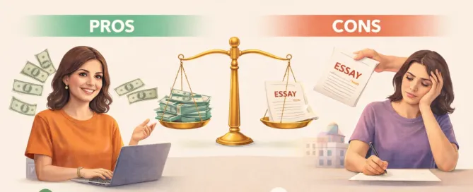 Image Shown That Should I Pay for an Essay? Pros and Cons
