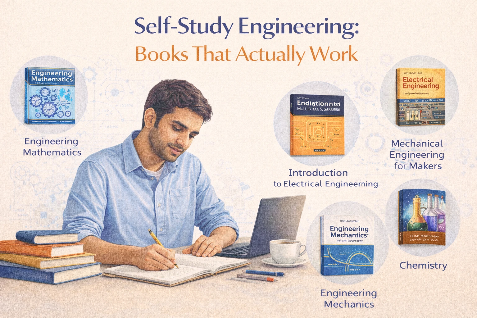Image Shown That Self-Study Engineering: Books That Actually Work