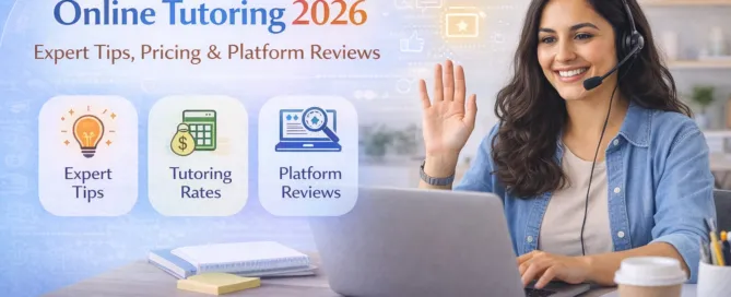 The image shown is The Ultimate Guide to Online Tutoring 2026