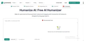 AI Humanizer – Trusted Writing Assistant 