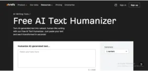 Ahrefs AI Humanizer – SEO-Focused Option