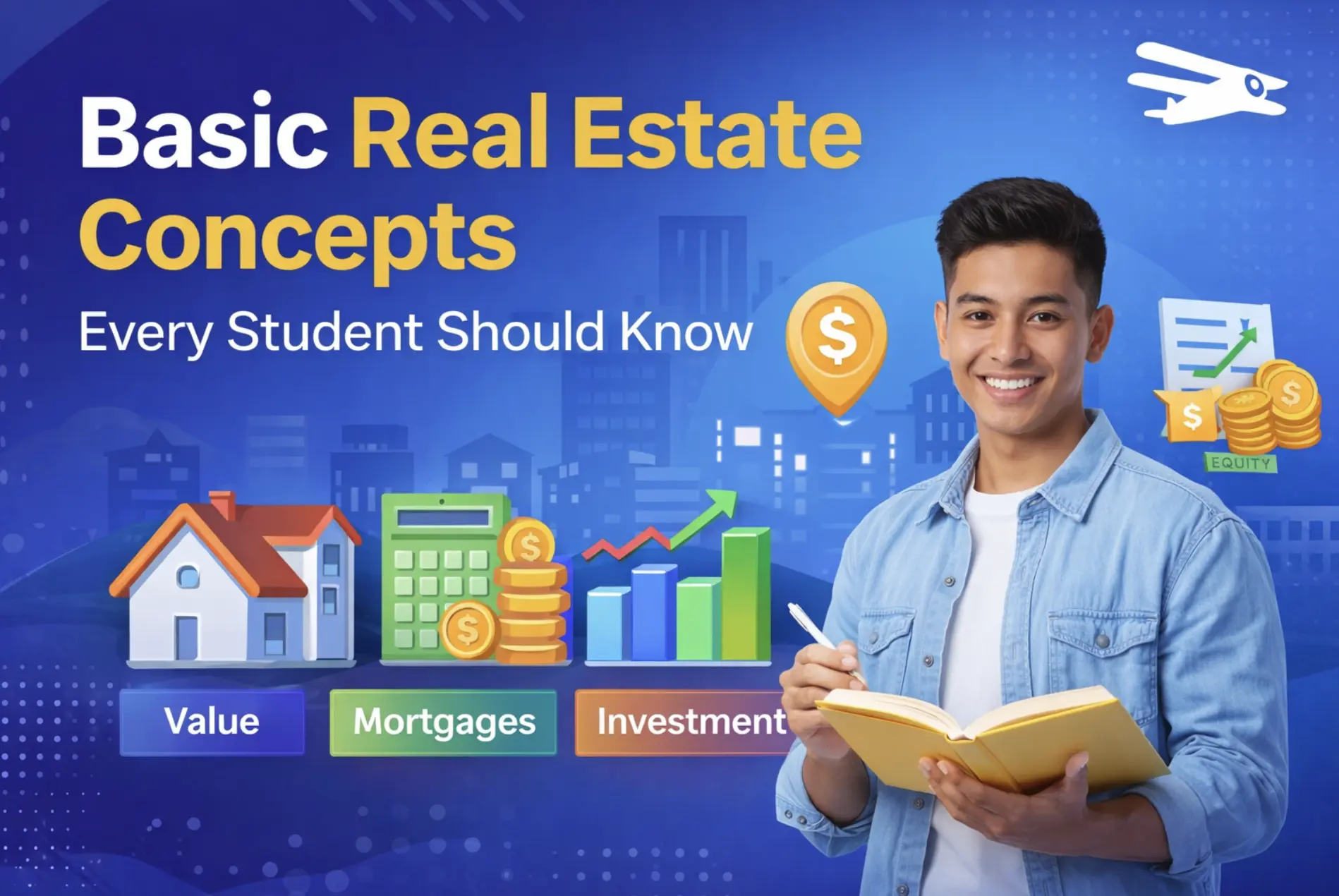 image shown is Basic Real Estate Concepts Every Student Should Know