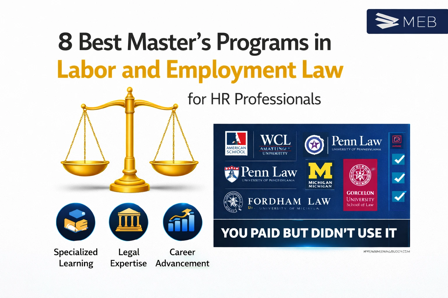 Image Shown 8 Best Master's Programs in Labor and Employment Law for HR Professionals