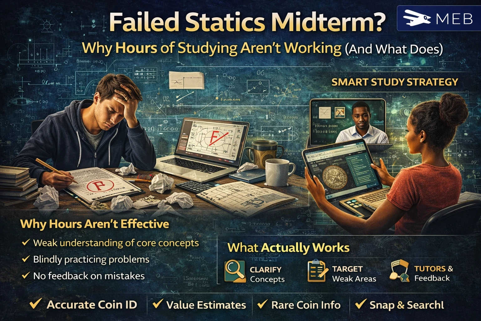 Image Shown Failed Statics Midterm? Why Hours of Studying Aren't Working (And What Does)