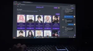 Image Shown: anitor AI chatbot dashboard and model configuration