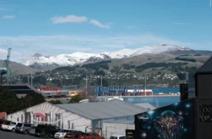 Image shown: Industrial buildings in New Zealand