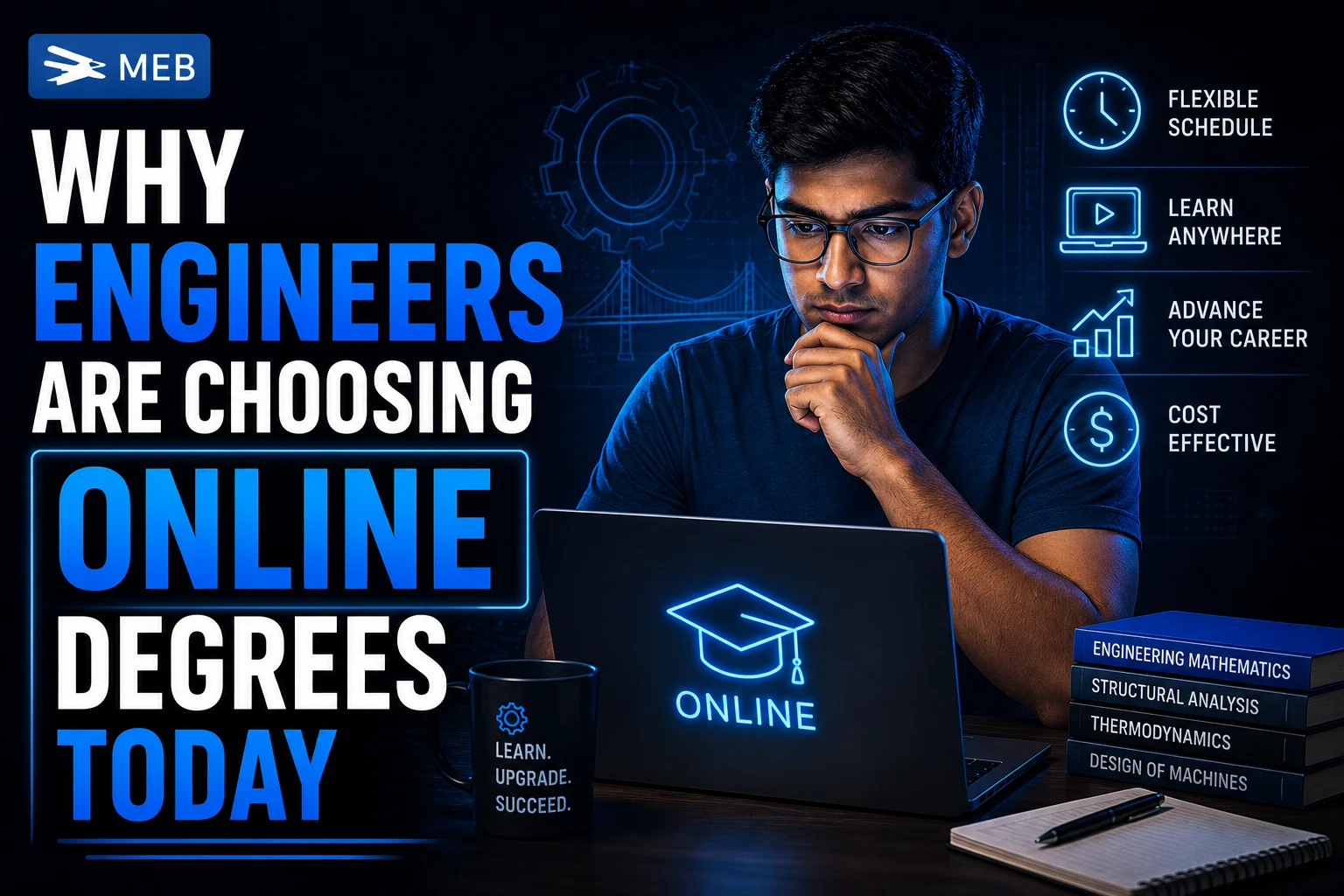 Image Shown: Why Engineers Are Choosing Online Degrees Today