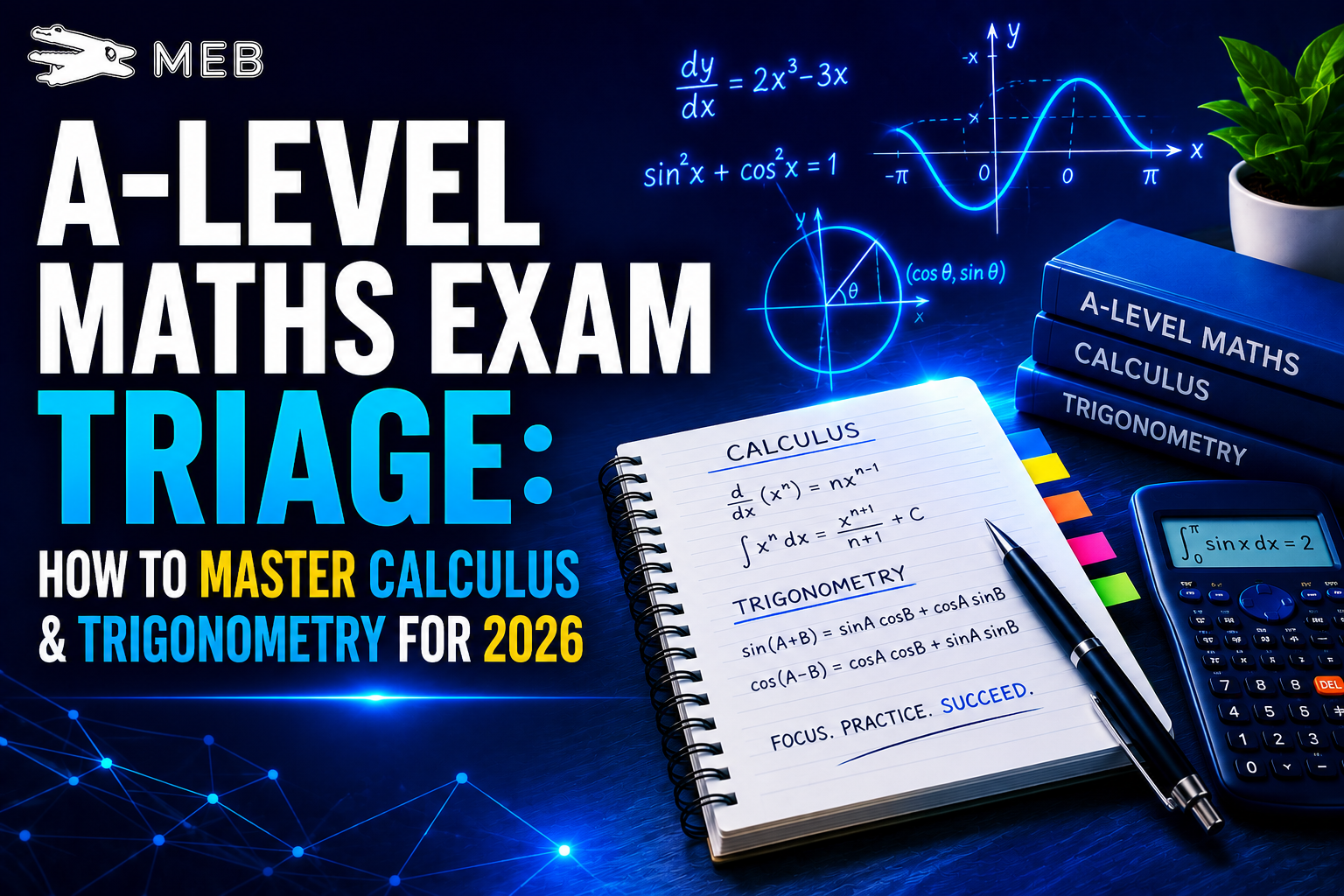 Image shown: A-Level Maths Exam Triage How to Master Calculus and Trigonometry for 2026