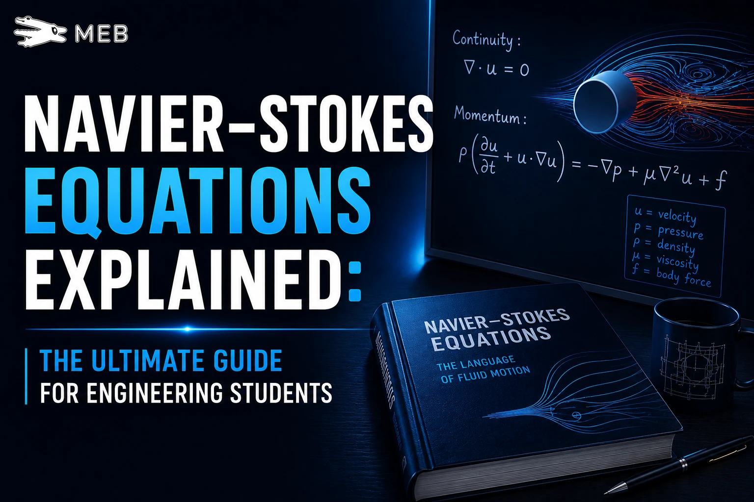 Image Shown: Navier-Stokes Equations Explained The Ultimate Guide for Engineering Students