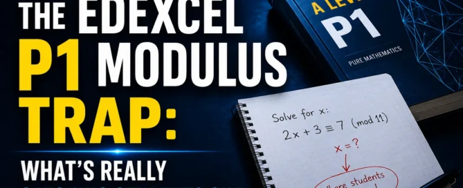 Image Shown: The Edexcel P1 Modulus Trap What's Really Catching Students Out