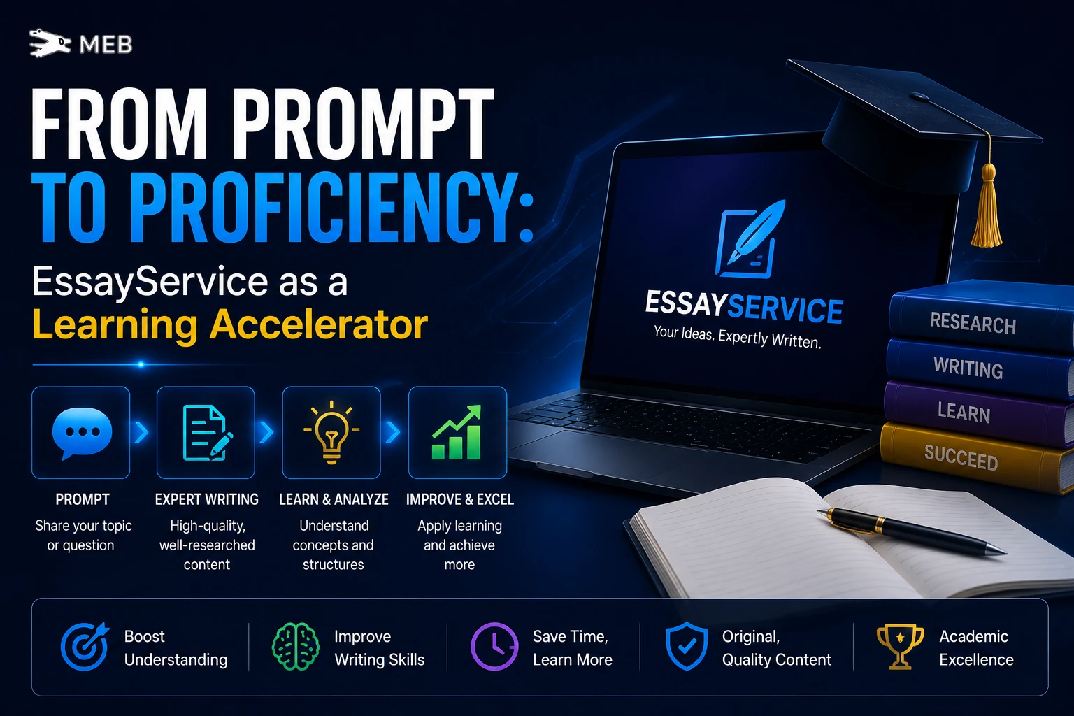 From Prompt to Proficiency: EssayService as a Learning Accelerator