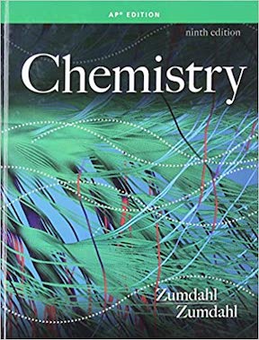 Chemistry (AP Edition) by Steven S Zumdahl, Susan A Zumdahl Publisher - Cengage Learning