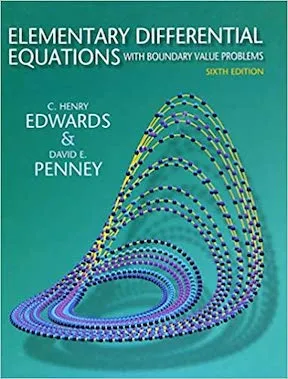 Elementary Differential Equations with Boundary Value Problems by C Henry Edwards, David E Penney Publisher - Pearson