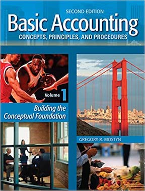 Basic Accounting Concepts, Principles, and Procedures, Volume 1 by Gregory Mostyn Publisher - Worthy and James Publishing
