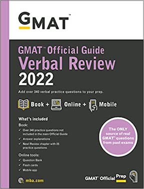 GMAT Official Guide Verbal Review - Book + Online Question Bank by GMAC (Graduate Management Admission Council) Publisher - Wiley