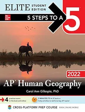 5 Steps to a 5 - AP Human Geography by Carol Ann Gillespie - Publisher - McGraw Hill