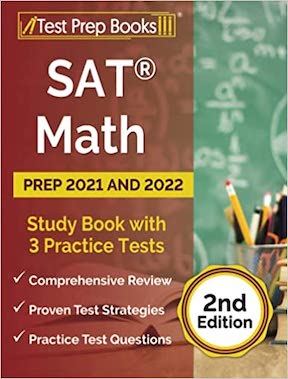 SAT Math Prep - Study Book with 3 Practice Tests by Joshua Rueda - Publisher ‏- Test Prep Books